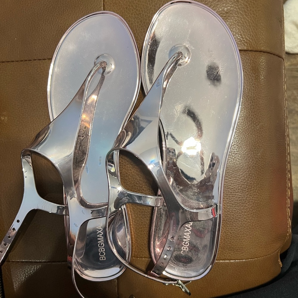 Soft pink BCBG sandals